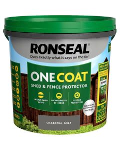 RONSEAL ONE COAT SHED &  FENCE PROTECTOR 5 ltr - CHARCOAL GREY