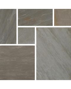 DENASTONE CALIBRATED NATURAL SANDSTONE LIGHT GREY ** 1m² SLICE **