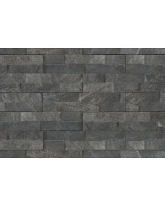 TALASEY VITRIPIAZZA PORCELAINE *CLADDING* ROK   885 x 75mm - PK-26 (0.75m²) - BLACK