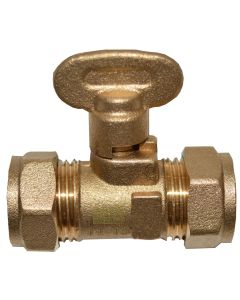 COMPRESSION METAL GAS COCK 15 mm