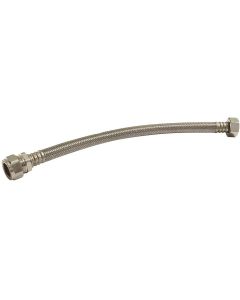 COMPRESSION METAL BRAIDED TAP CONNECTOR 22mm x 3/4"X300mm
