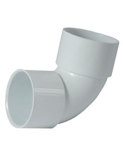SOLVENT WASTE 90DEG SWEPT BEND WHITE 32mm