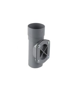 BR210G RAINWATER 68mm ACCESS PIPE - GREY