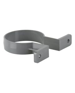 RAINWATER 68mm ROUND DOWNPIPE BRACKET - GREY