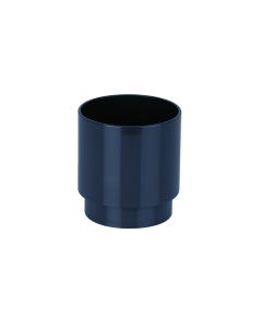 RAINWATER 68mm ROUND DOWNPIPE CONNECTOR - ANTHRACITE GREY