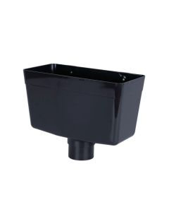 RAINWATER 68mm ROUND DOWNPIPE HOPPER - ANTHRACITE GREY