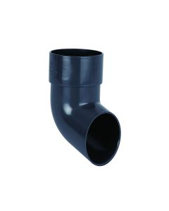 RAINWATER 68mm ROUND DOWNPIPE SHOE - ANTHRACITE GREY