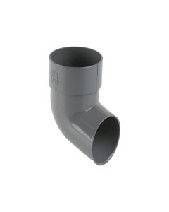 RAINWATER 68mm ROUND DOWNPIPE SHOE - GREY