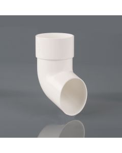 RAINWATER 68mm ROUND DOWNPIPE SHOE - WHITE