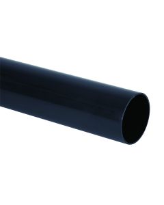 RAINWATER 68mm X 4M P/E ROUND DOWNPIPE - ANTHRACITE GREY