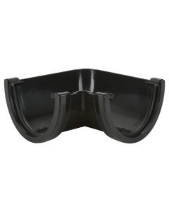 RAINWATER DEEPSTYLE 90 DEG GUTTER ANGLE BLACK