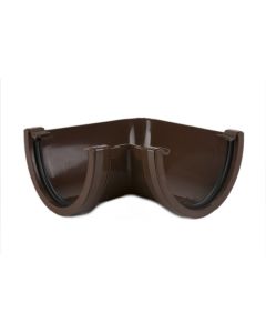 RAINWATER DEEPSTYLE 90 DEG GUTTER ANGLE BROWN