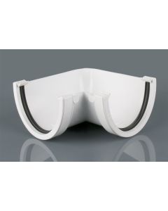 RAINWATER DEEPSTYLE 90 DEG GUTTER ANGLE WHITE