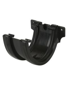RAINWATER DEEPSTYLE GUTTER UNION BRACKET BLACK