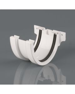 RAINWATER DEEPSTYLE GUTTER UNION BRACKET WHITE