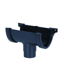 RAINWATER DEEPSTYLE RUNNING OUTLET ANTHRACITE GREY