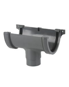 RAINWATER DEEPSTYLE RUNNING OUTLET GREY