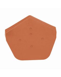 EASY-TRIM MODERN ANGLED RIDGE CAP - TERRACOTTA