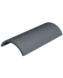 MARLEY THIRD ROUND HIP TILE (457 x 219mm) - SMOOTH GREY