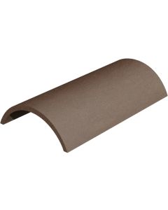 MARLEY SEGMENTAL RIDGE TILE - SMOOTH BROWN