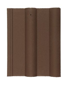 MARLEY DOUBLE ROMAN ROOF TILE (420 x 330mm) - SMOOTH BROWN