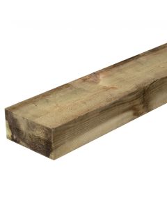 SMALL TIMBER SLEEPER 8'' x 4'' x  8ft (195 x 95 x 2400mm) - GREEN TREATED