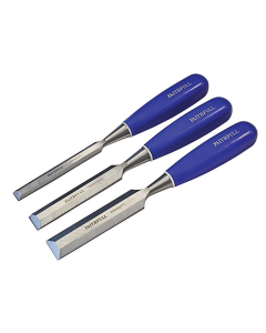 FAITHFULL BLUE WOOD CHISEL SET 3pc