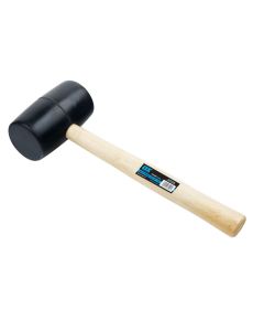 OX TRADE BLACK RUBBER MALLET 16 OZ