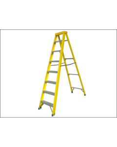 ZARGES FIBREGLASS SWINGBACK STEPS OPEN, 2.15m CLOSED 2.38m 8 RUNGS