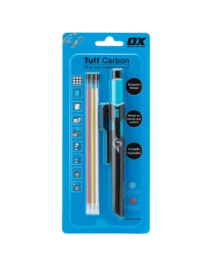 OX PRO TUFF CARBON PENCIL VALUE PACK - INCLUDES PENCIL & 3 LEADS