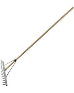 FAITHFULL ALUMINIUM LANDSCAPE RAKE COMPLETE WITH HANDLE