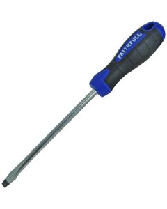 FAITHFULL SOFT GRIP SCREWDRIVER FLARED 150 x 8mm