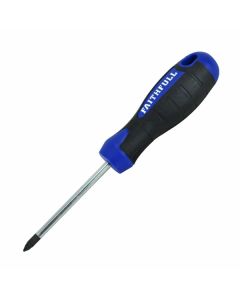 FAI SDPZ2 FAITHFULL SOFT GRIP SCREWDRIVER POZI NO2 100mm