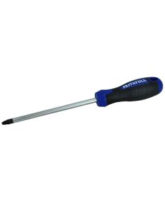 FAITHFULL SOFT GRIP SCREWDRIVER POZI NO3 150mm