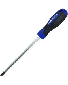 FAITHFULL SOFT GRIP SCREWDRIVER PHILLIPS PH2  x 150mm