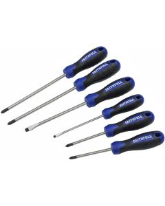 FAITHFULL SOFT GRIP SCREWDRIVER 6PC SET