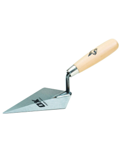 OX - TRADE POINTING TROWEL 6" - WOODEN HANDLE