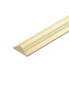 PINE DOUBLE ASRAGAL MOULDING 9 x 21mm x 2.4m  -  TM520