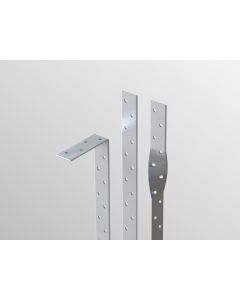 GALVANISED STRAP (BENT 100mm)   900 x 30 x 4mm
