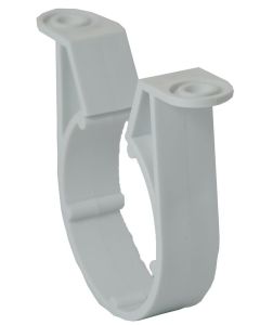 SOLVENT WASTE PIPE CLIP WHITE 32mm