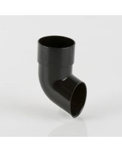 RAINWATER 68mm ROUND DOWNPIPE SHOE - BLACK
