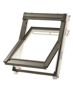 KEYLITE CENTRE PIVOT WHITE PAINTED WINDOW WCP-10-HT   1340 x 1400mm
